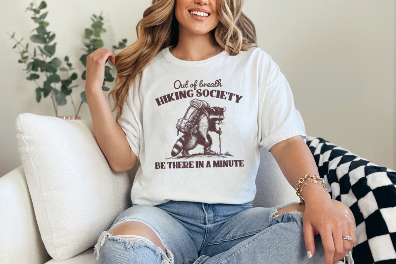 out-of-breath-hiking-society-png-sarcastic-raccoon-sayings-vintage-animal-png-funny-hiking-png-hiking-lover-png-adventure-sublimation