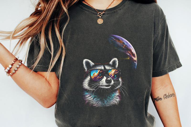 cosmic-raccoon-png-space-sunglasses-art-neon-animal-illustration-cool-raccoon-with-glasses-galaxy-reflection-digital-download