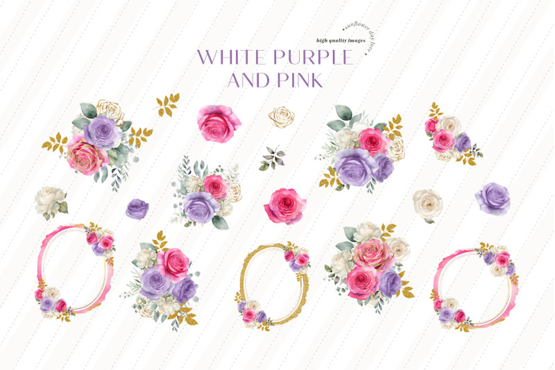 white-pink-amp-purple-flowers-clipart