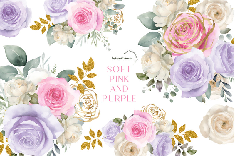 soft-pink-gold-purple-flowers-clipart