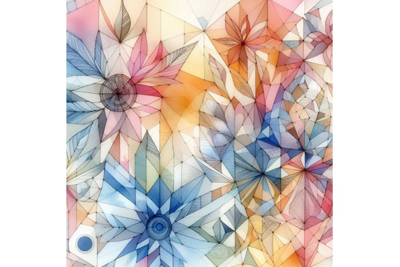 abstract-watercolor-geometrical-background