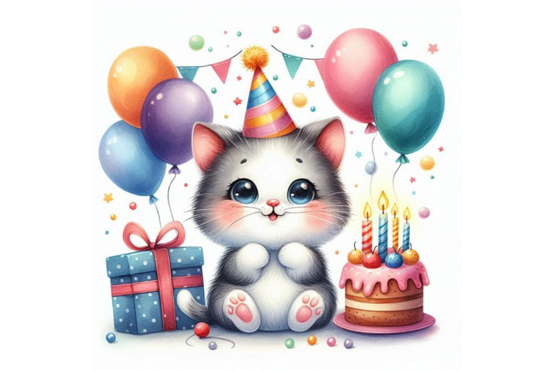 cat-kid-background-for-celebrate-festival-and-birthday-party