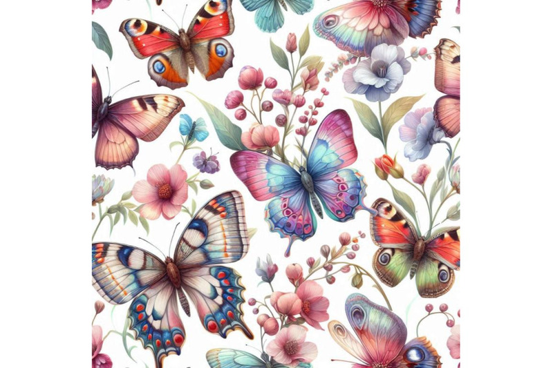 butterfly-watercolor-seamless-pattern