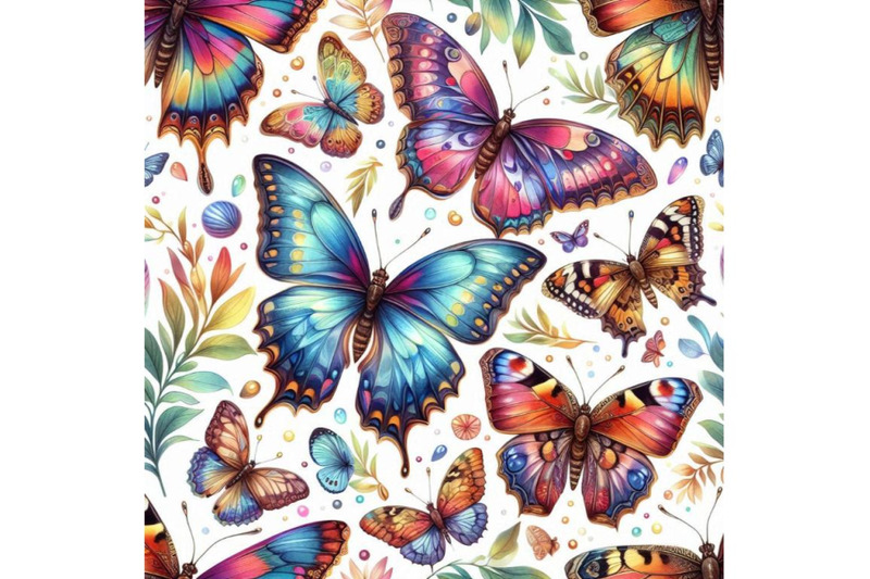 butterfly-watercolor-seamless-pattern