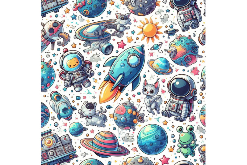 cartoon-space-seamless-pattern