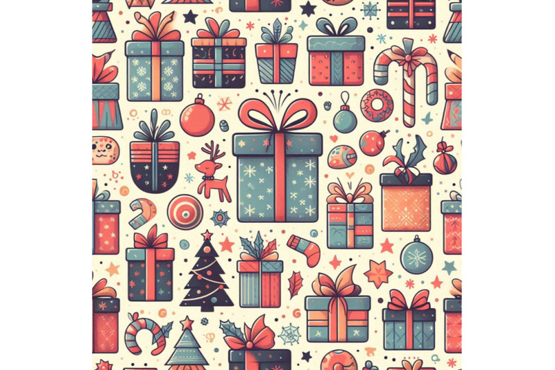 christmas-seamless-pattern-watercolor-gift-box-illustra