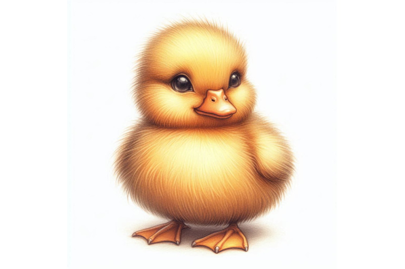 cute-duckling-duckling-pencil-sketch-illustration-t-shirt-print-with