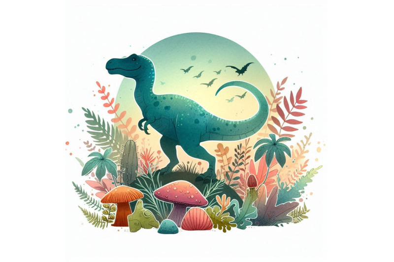 dinosaur-watercolor-illustration-gpeg-png-jurassic-wo