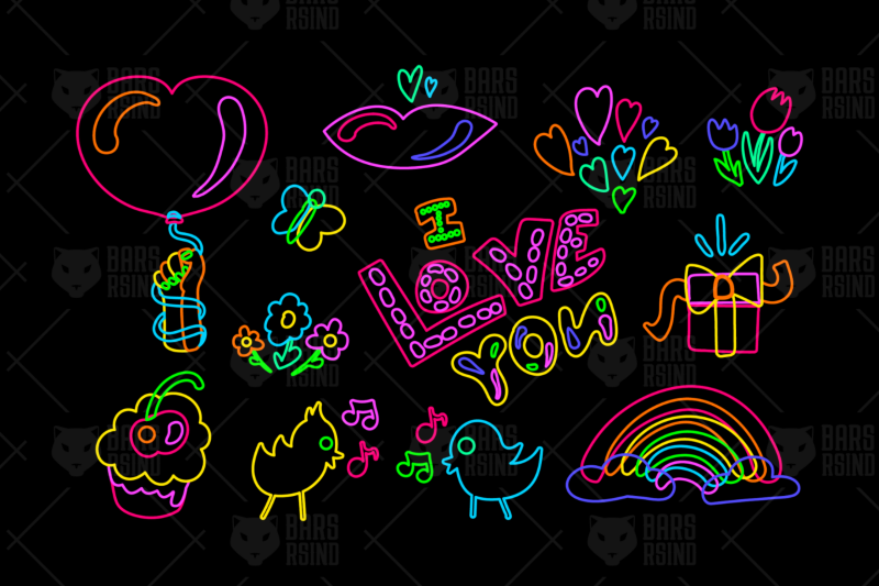 neon-valentine-set