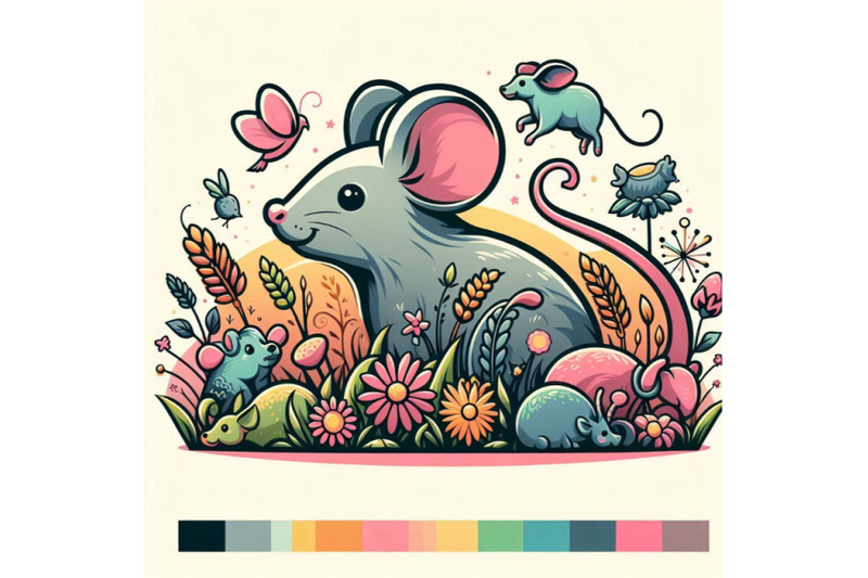 mouse-cartoon-farm-animal