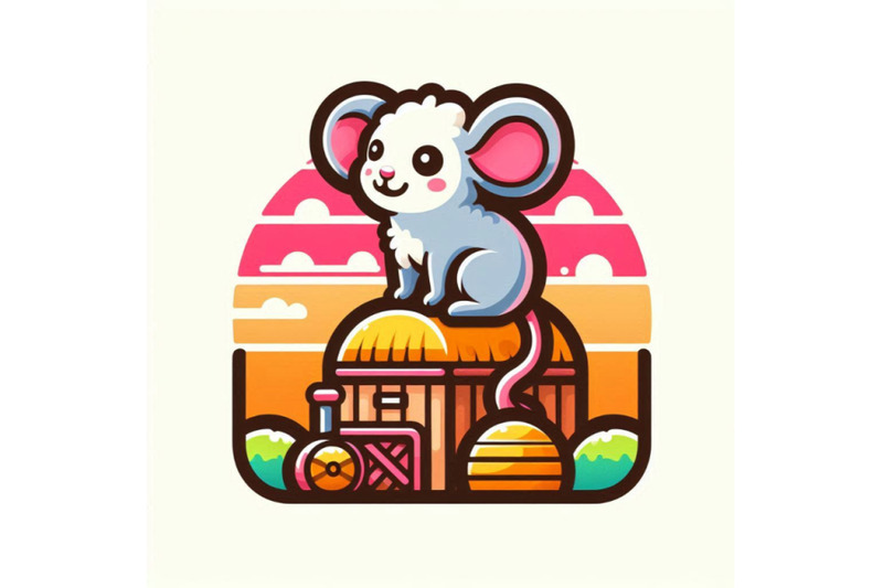 mouse-cartoon-farm-animal