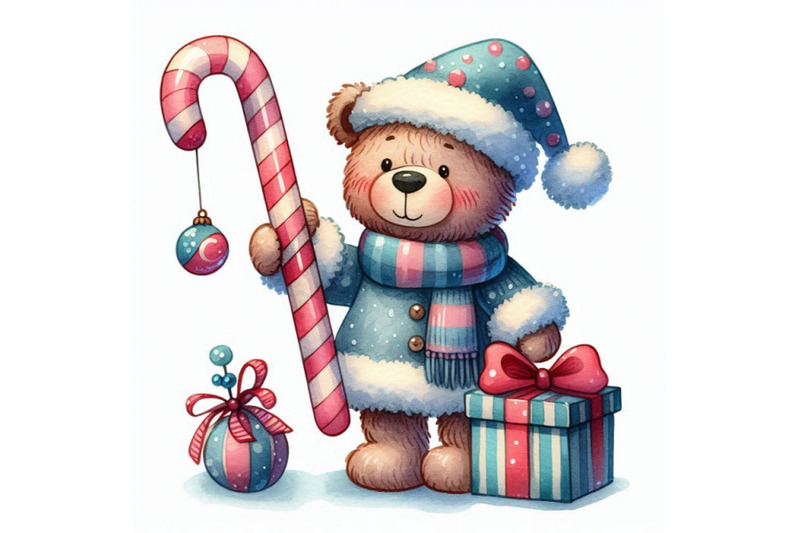 new-year-funny-toy-bear-with-winter-decoration-waterc