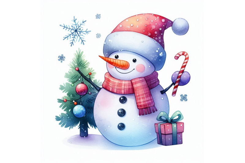 new-year-snowman-and-christmas-decoration-waterco