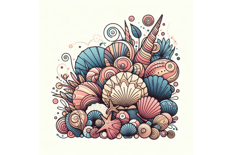 seashell-background