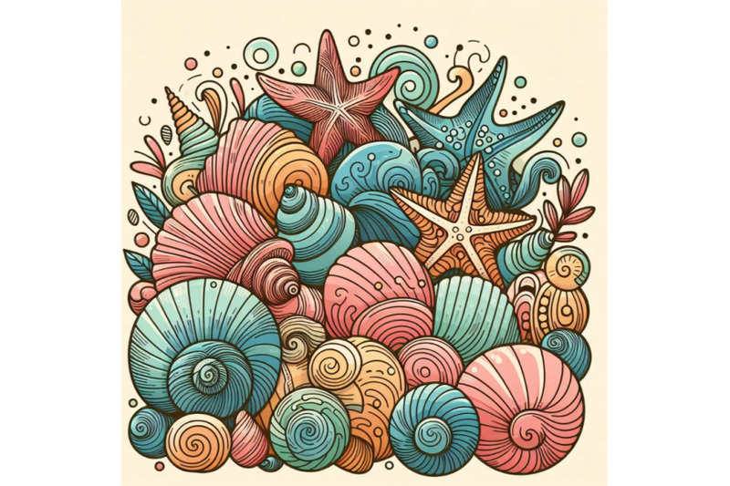 seashell-background