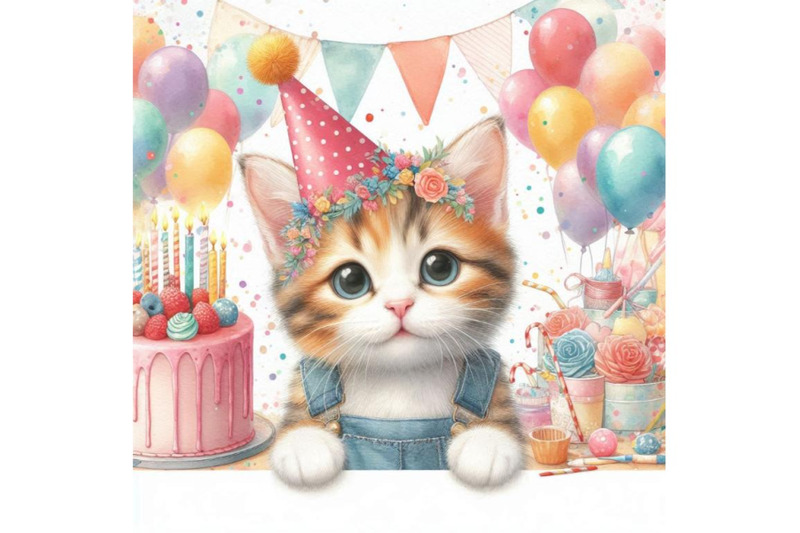 cat-kid-background-for-celebrate-festival-and-birthday