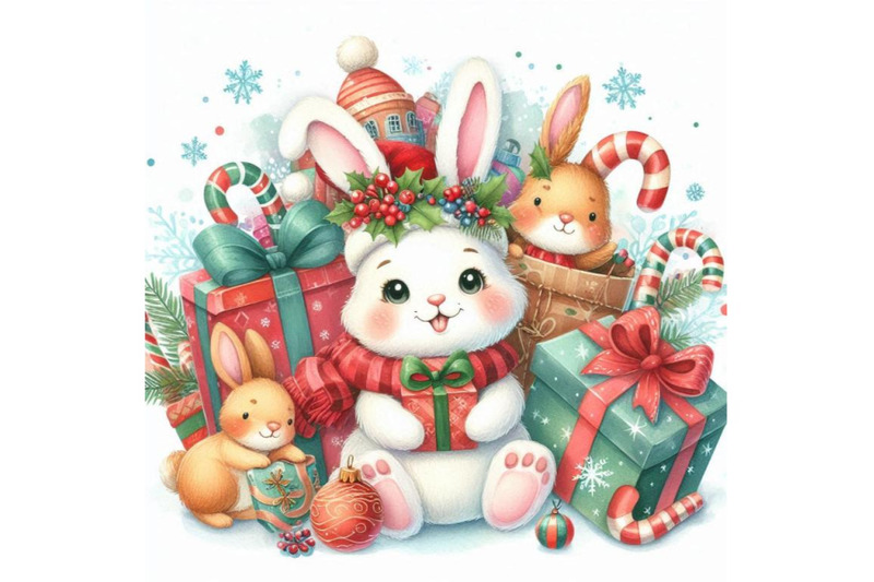 funny-bunny-and-christmas-watercolor-background-new-year-cute