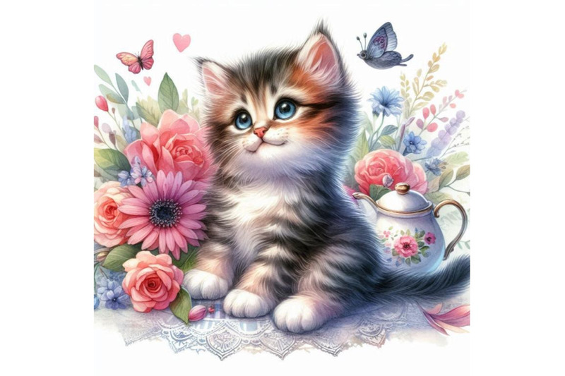 cute-kitten-watercolor