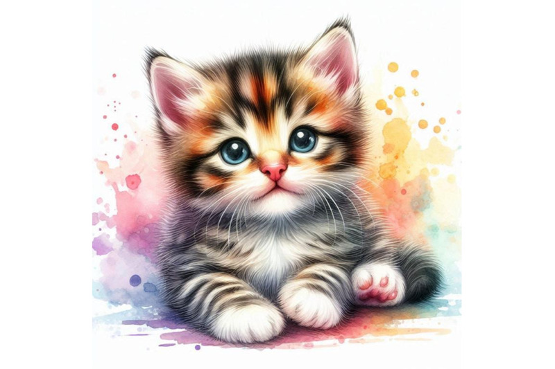 cute-kitten-watercolor