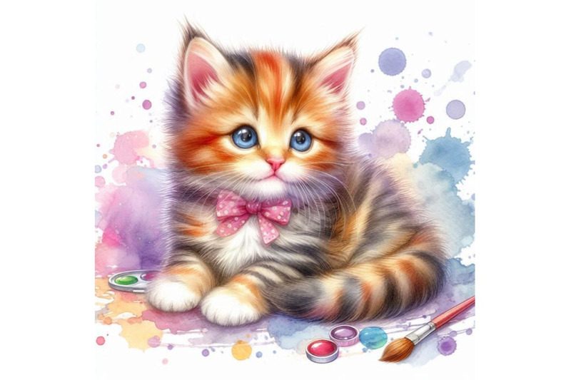 cute-kitten-watercolor