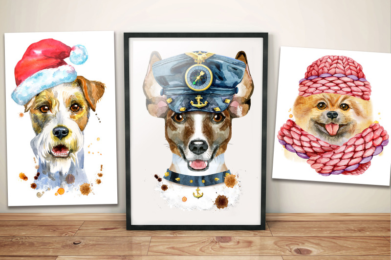 10-watercolor-dog-portraits-set-1