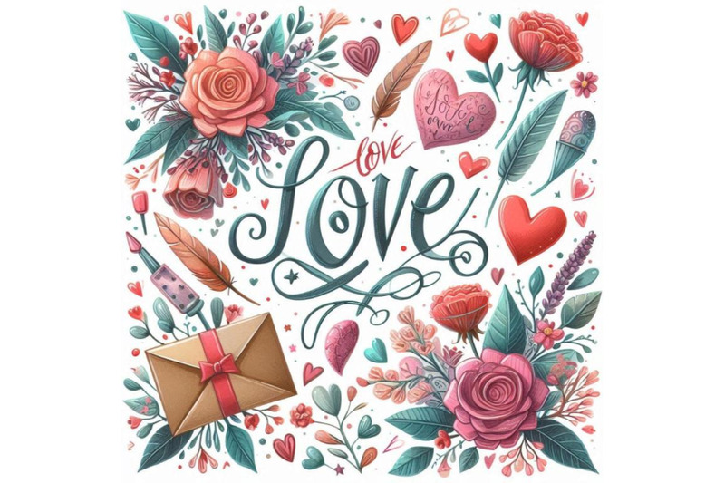 love-lettering-background-valentines-day-card