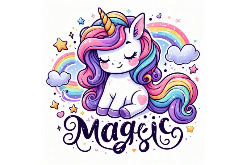 lovely-unicorn-in-cartoon-style-magic-lettering