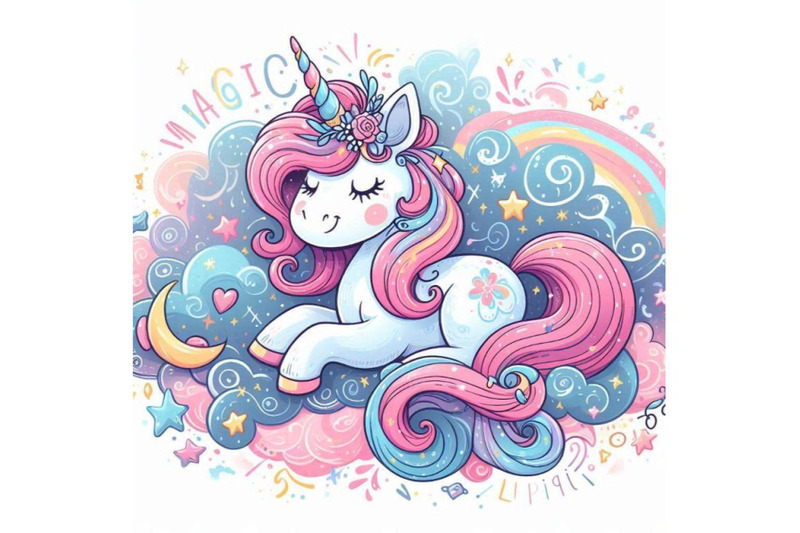 lovely-unicorn-in-cartoon-style-magic-lettering