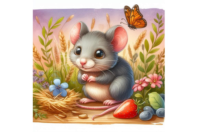 mouse-cartoon-farm-animal