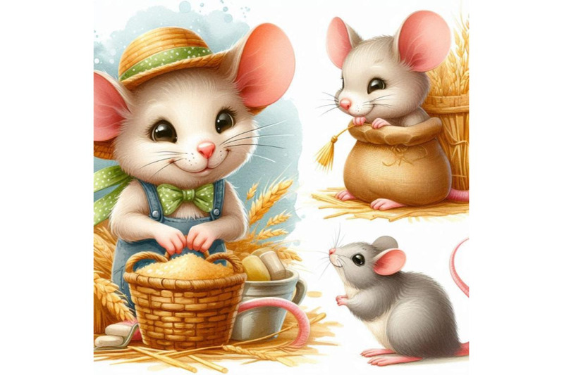 mouse-cartoon-farm-animal