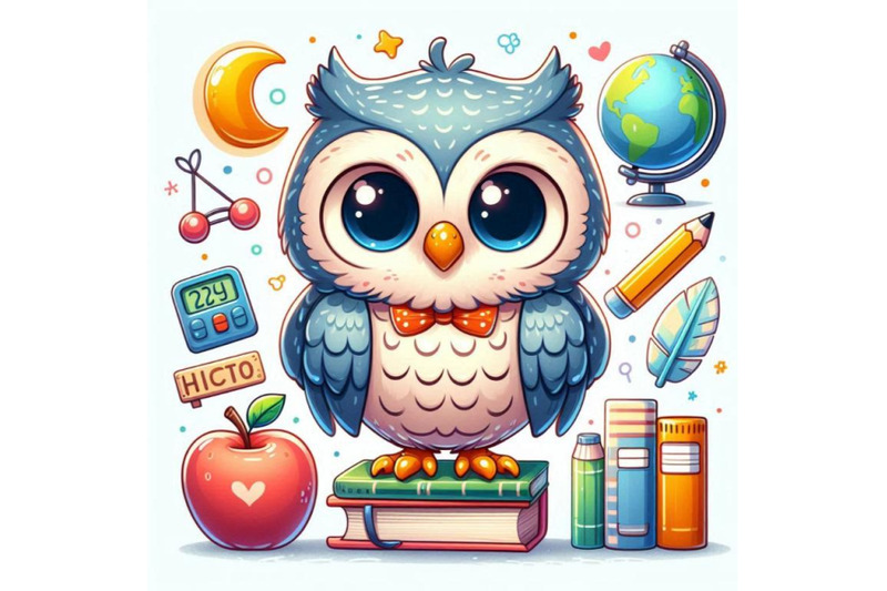 owl-cute-owl-school-illustration-cartoon-bird