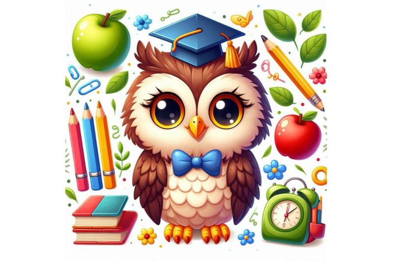 owl-cute-owl-school-illustration-cartoon-bird