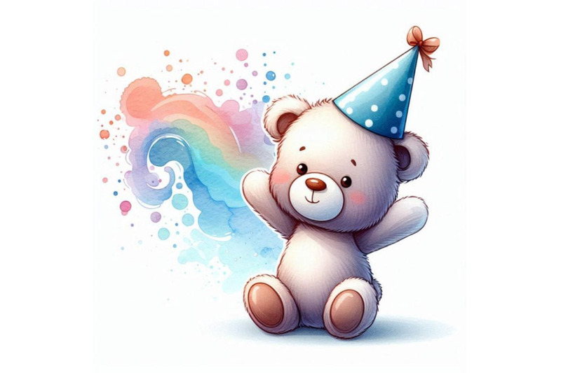 teddy-bear-funny-background-for-kid-congratulation-ca