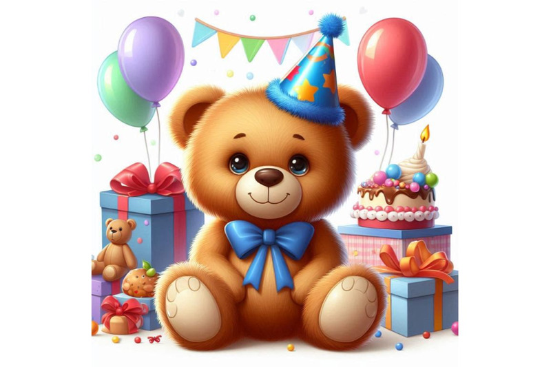 teddy-bear-toy-background-for-kid-birthday