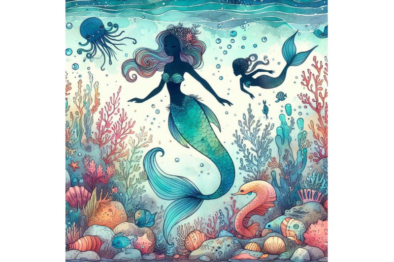 underwater-world-mermaid-watercolor-illustration-for-c