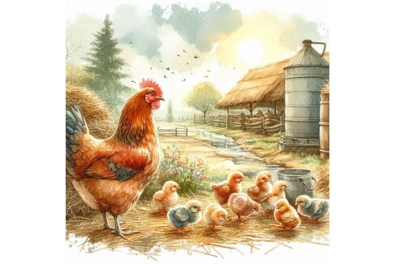 poultry-farming-chicken-breeds-series-domestic-farm-bird