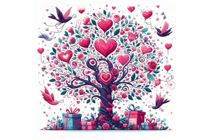 valentines-day-card-valentines-love-tree