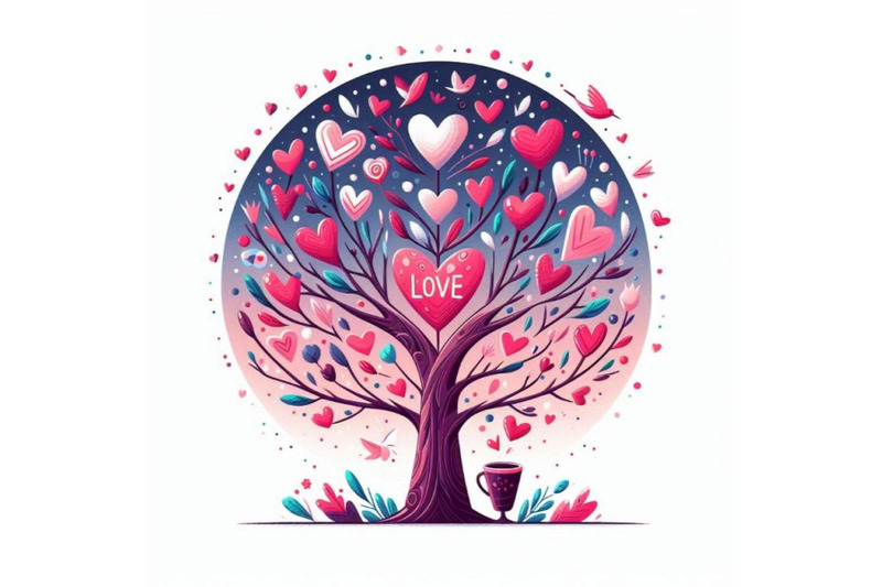 valentines-day-card-valentines-love-tree