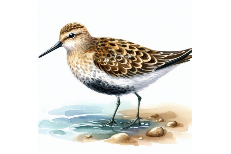 sandpiper-water-bird-watercolor-illustration