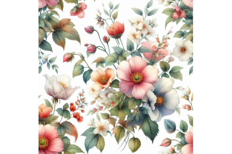 watercolor-flowers-pattern