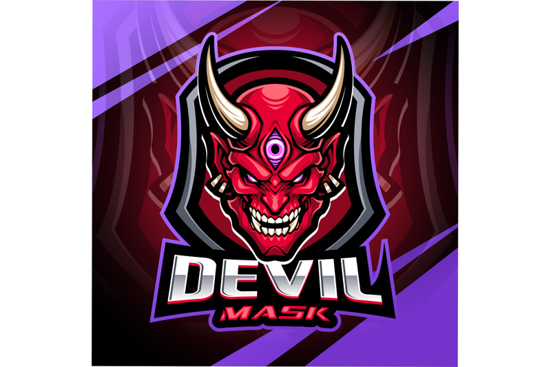 devil-mask-esport-mascot-logo-design