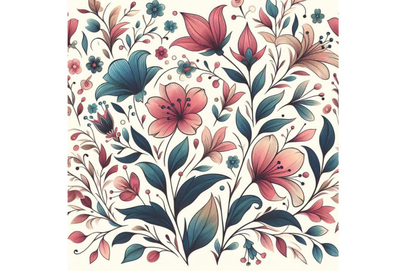 watercolor-flowers-seamless-pattern