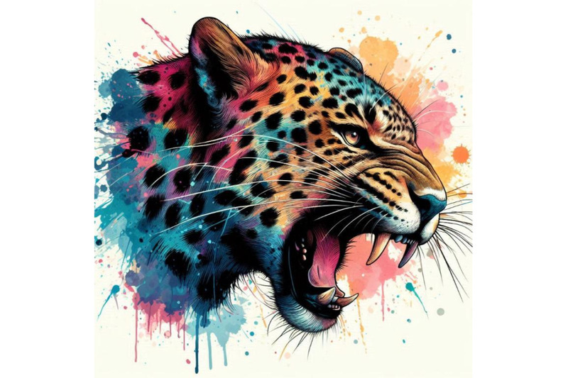 leopard-growls-t-shirt-graphics-leopard-illustration