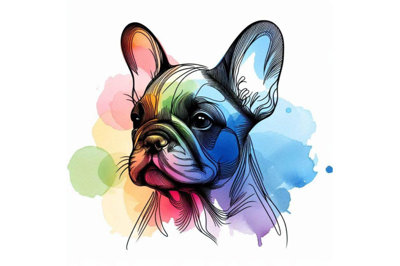 watercolor-puppy-dog-illustration-french-bulldog-b