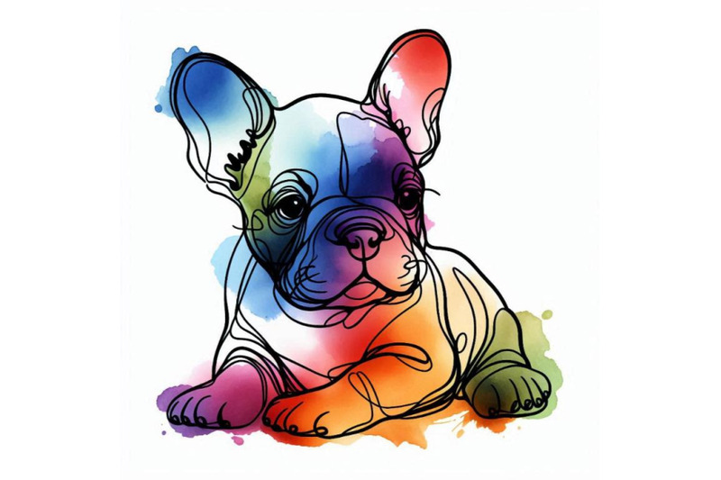 watercolor-puppy-dog-illustration-french-bulldog-b