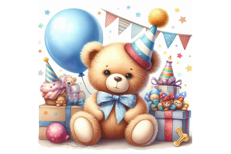 teddy-bear-toy-background-for-kid-birthday