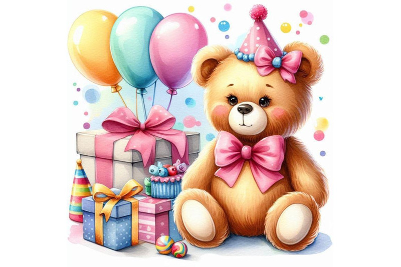 teddy-bear-toy-background-for-kid-birthday