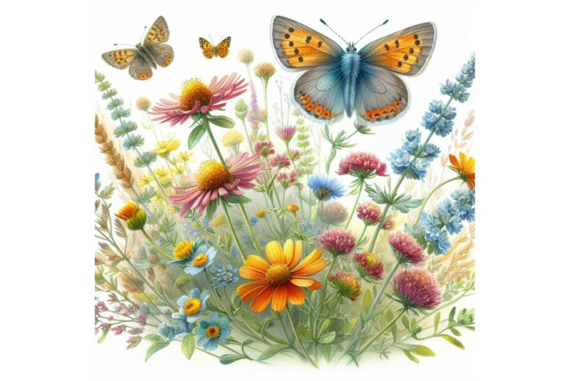 summer-rural-field-herb-flowers-and-butterfly-background