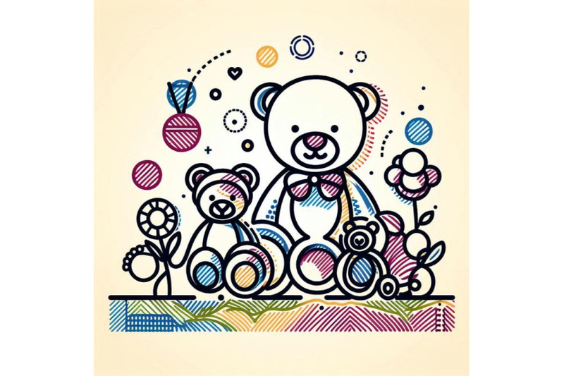 teddy-bear-toy-background-for-kid-birthday