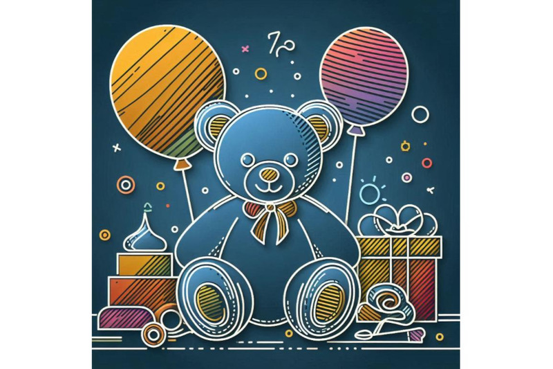 teddy-bear-toy-background-for-kid-birthday